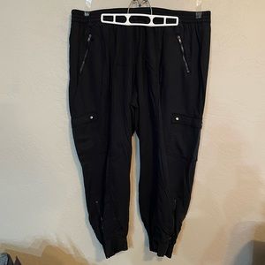 Lane Bryant Black Cargo Pants, size 18/20
